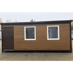 BÜROCONTAINER 6 X 2,40 HOLZFARBE