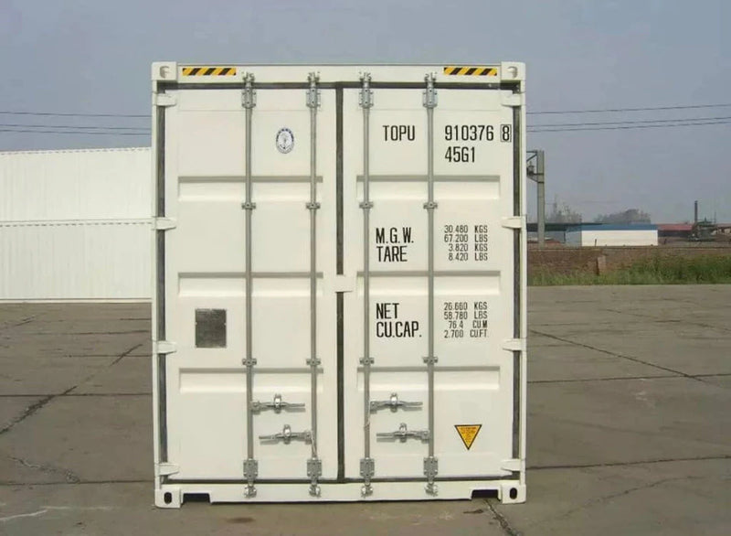 40-Fuß-weißer Versandcontainer – neu