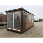 BÜROCONTAINER 6 X 2,40 HOLZFARBE